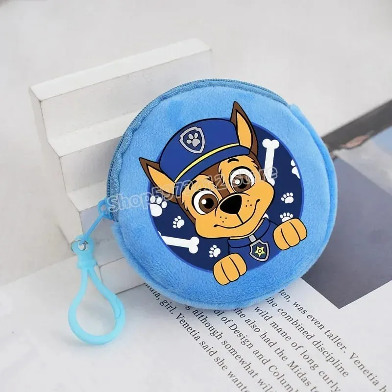 Paw Patrols Round Wallet Cute Keychain Bag Printing Coin Zipper Purse Anime Small Change Bags Convenient Mini Storage Pouch Gift — image 11