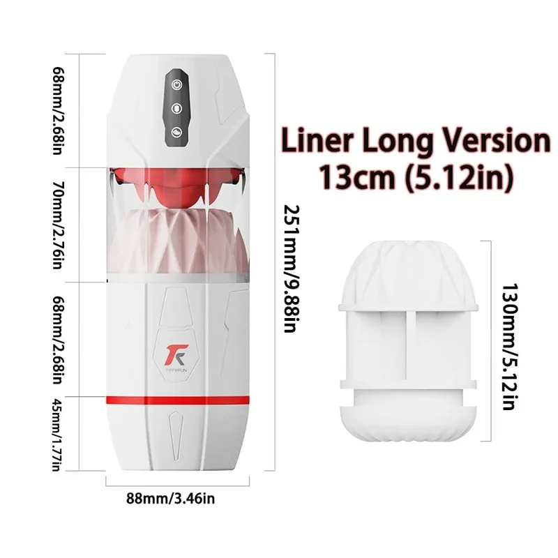 Automatic Male Masturbators-with 10 Sucking & Tongue licking & Vibrating Modes Blowjob Masturbation Cup Sex Toys for Men Coupes — image 8