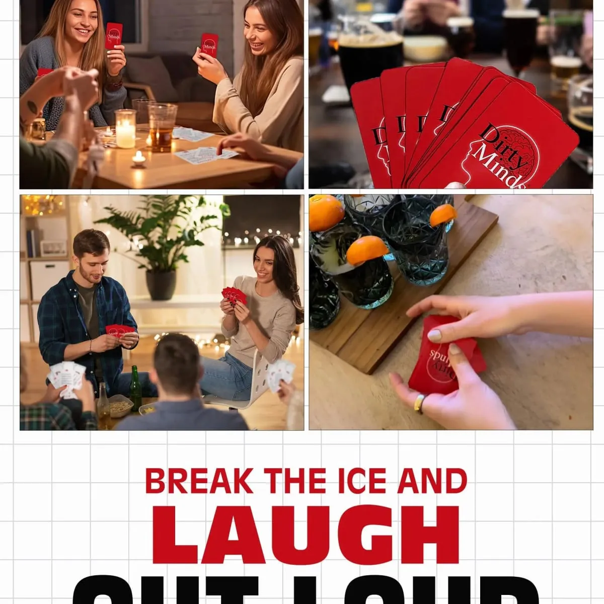 English Dirty Minds Card Game Hilariously Twisted Party Card Games Bachelorette Parties Perfect for Game Night Naughty — image 4