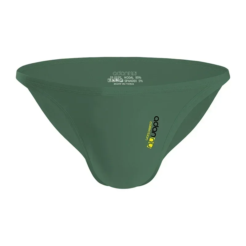 Men Modal Low‑Rise Briefs Sexy Solid Color Simple Triangle Underwear Sports Breathable Comfortable Male Panties