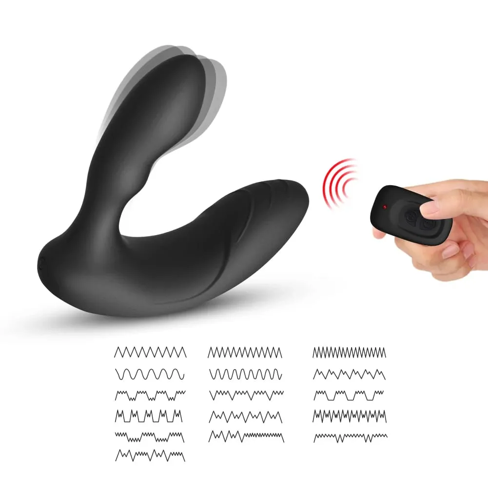Male Vibrating Butt Plug Anal Plug Prostate Massager Remote Control Anal Vibrator for Gay Men Perineum Massager Sex Toy for Men