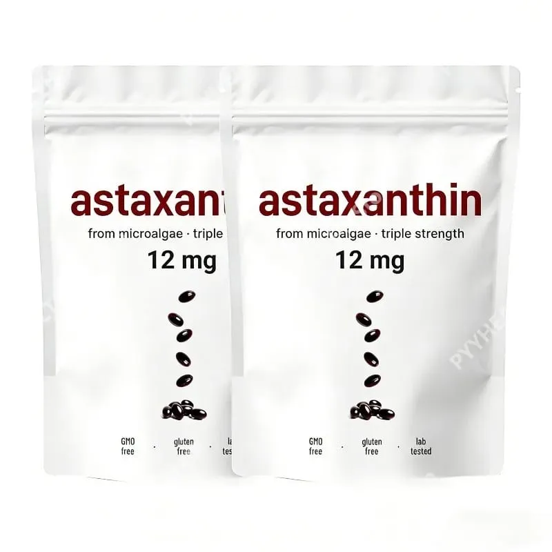Astaxanthin 12mg softgels - daglig antioxidantstøtte Ikke-GMO glutenfri sojafri 120 kapsler til voksne — image 9