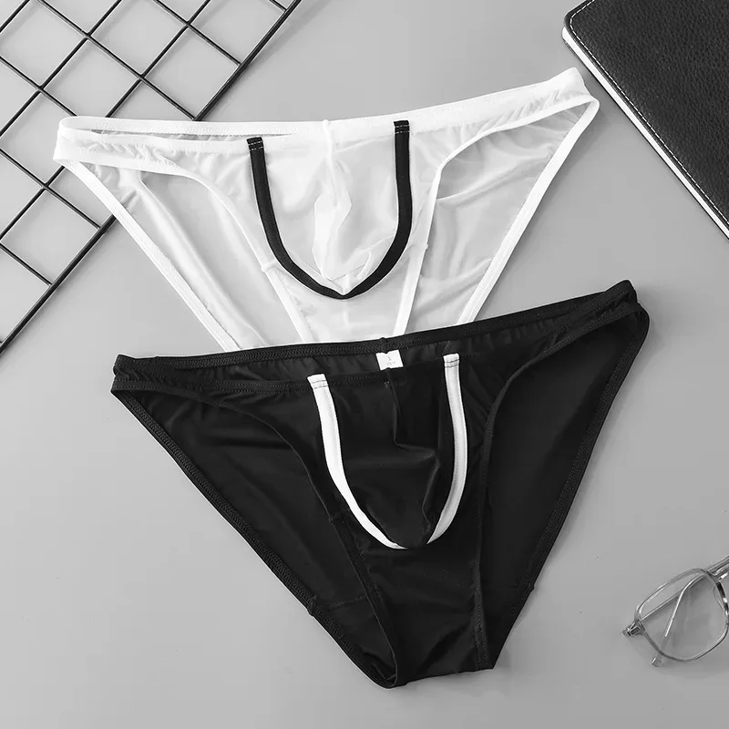 MAN Men Underwear Sexy Low Rise Briefs Tangas Sexis De Hombre Breathable Men Underwear Brief 2-Pack — image 3