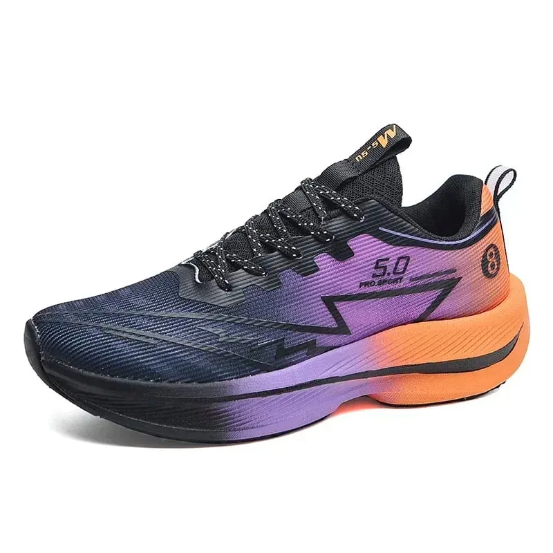 Brand Men's Carbon Plate Running Shoes Soft Cushion Shock Absorbing Sports Shoes Unisex Sneakers Light Anti-Slip Training Shoes — image 11