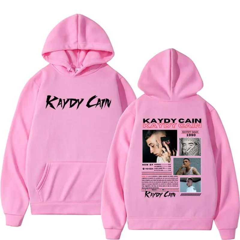 Rapper Kaydy Cain Album 2026 Graphic Hoodies Men Women Fashion Vintage High Street Oversized Loose Bodywarmer Hooded Sweatshirts — image 10