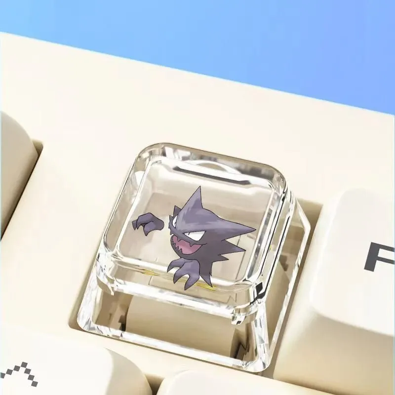 Cross mechanical keyboard personalized anime keycap single Charmeleon Blastoise Eevee transparent cartoon keycap — image 22