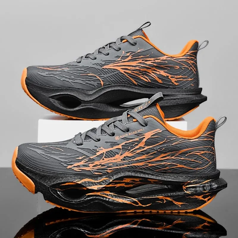 Men Women Ultra Light Carbon Plate Running Shoes Breathable Mesh Upper Soft Midsole Rubber Outsole for Running Training Sneakers — image 10