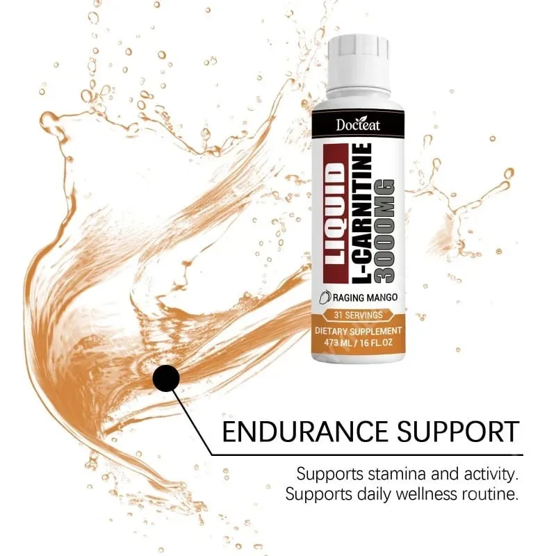 Docteat Energy Supplement with B6 Niacin B12 Thiamine & Carnitine Supports Energy Support Raging Mango Flavor 473 Ml — image 2