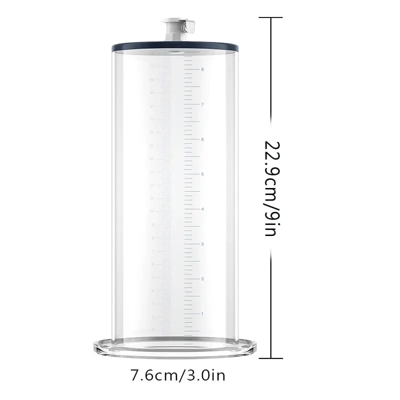 Manual Acrylic Penis Pump for Men with Pressure Gauge Clear Cylinders Vacuum Enlargement Masturbation Trainer Adult Sex Toy Set — image 16