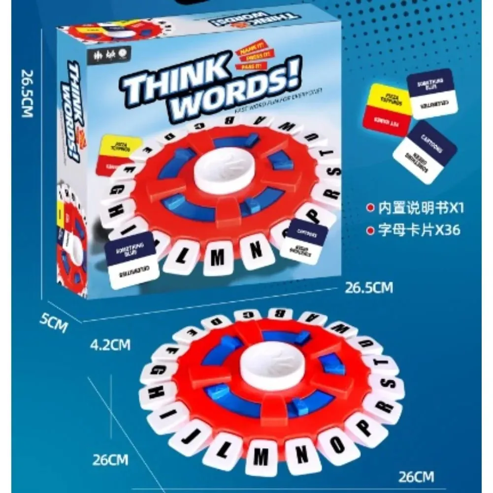 New Model Basta Spanish Word Game Interactive Letter Pressing Board Game for Family Fun and Learning Activities