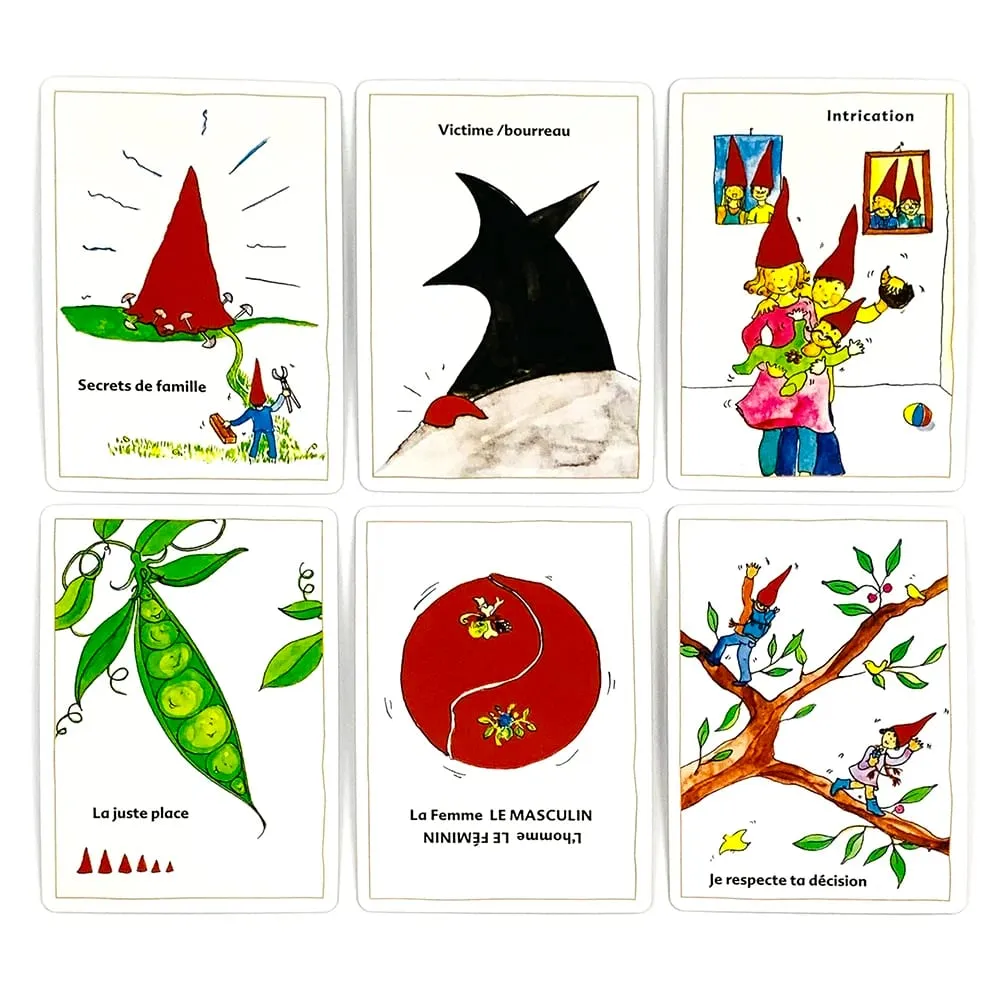 Constellations Familiales Game Cards 35 Card French Version Divination Oracle Deck Family Constellation Tool Christmas Gifts — image 4