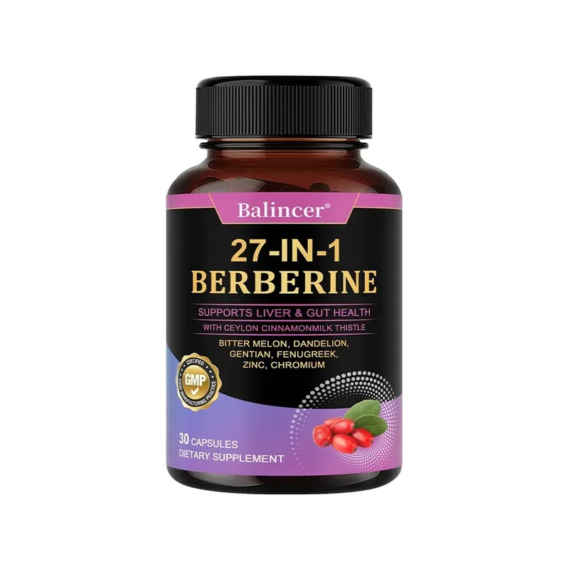 Suplemen Diet Berberin - dengan Metabolisme Kayu Manis Ceylon Manajemen Berat Badan yang Sehat Sistem Kekebalan Tubuh Kesehatan Peredaran Darah — image 8