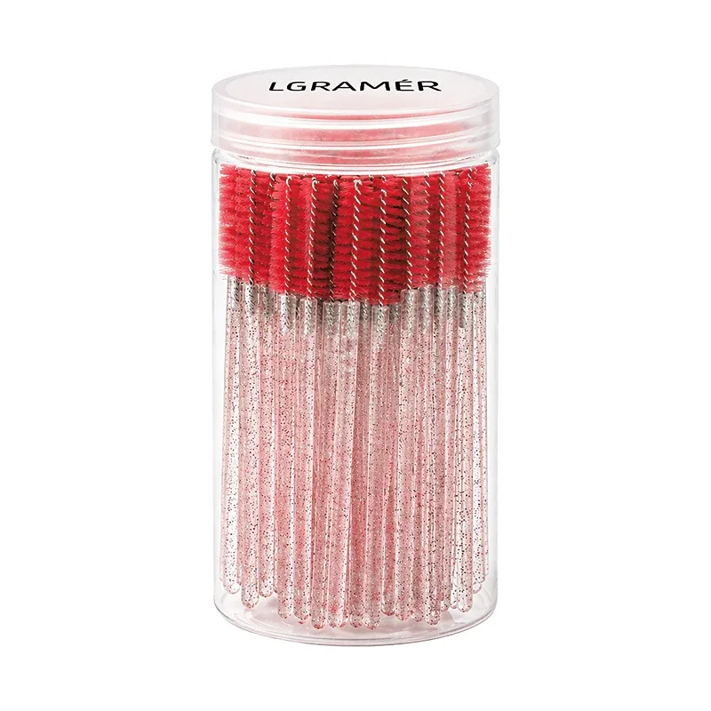 50/100 pcs Eyelash Extension Brush Disposable Eye Lashes Make Up Brushes Mascara Wand Applicator Multiple Colors Makeup Tools