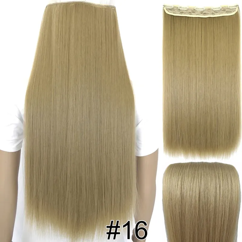 Fibra sintetica resistente al calore 120gr Dritto 5 clip su clip nelle extension per capelli 5006