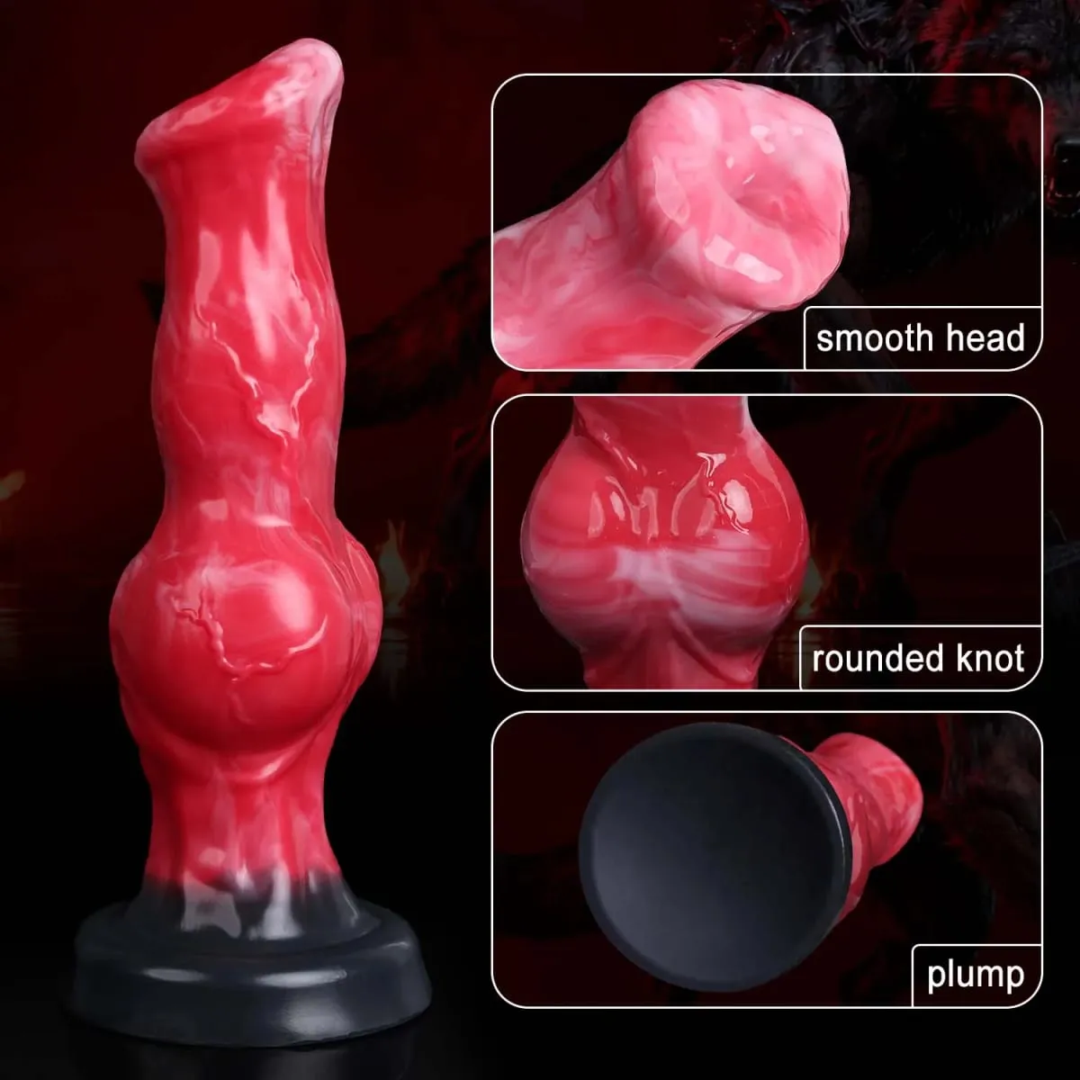 Dog Knot Dildo Anal Plug Animal Penis Masturbator Dick-Dildo Sex Toys For Man Women Prostate G-spot Massager Anal Penetration 18 — image 5