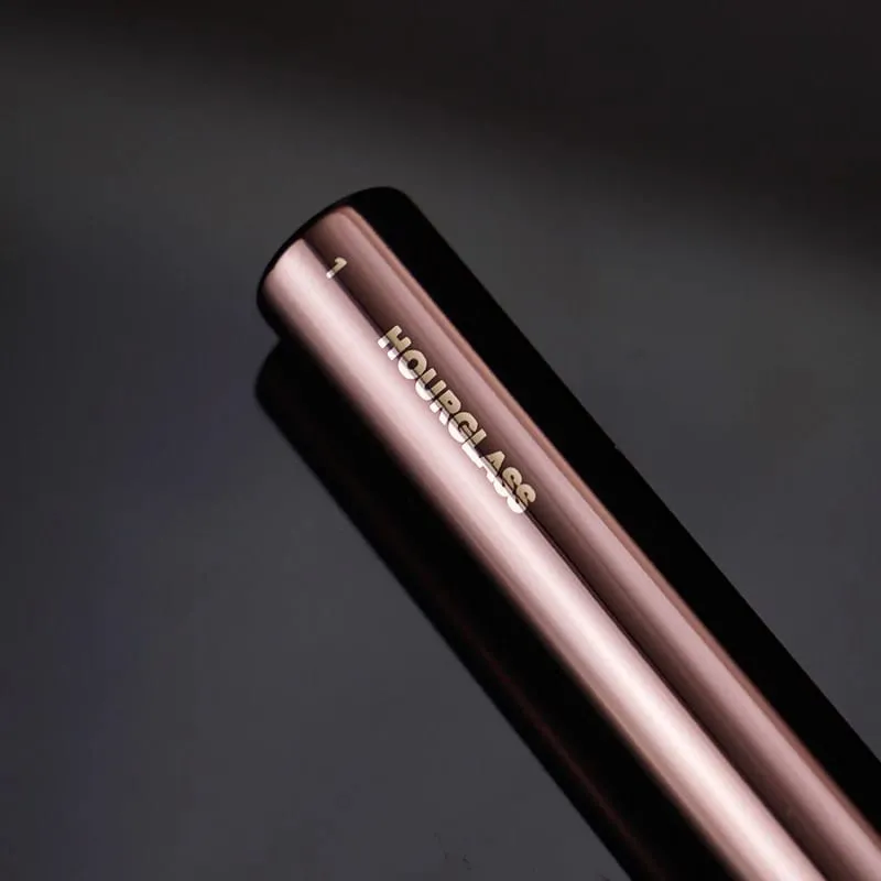 Sablier Pro, pinceaux de maquillage pour fond de teint, poudre, contour, fard à joues, manche en métal, surbrillance, bronzant, haut de gamme, sans boîte, 1 pièce — image 5