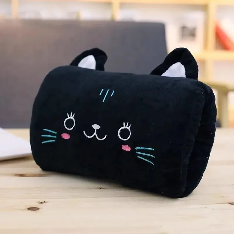 Creative Cushion Hand-Warming Plush Gift Pink Bear Children's Plush Pillow Hand-Warming Gloves Adult Cartoon Nap Pillow — image 11
