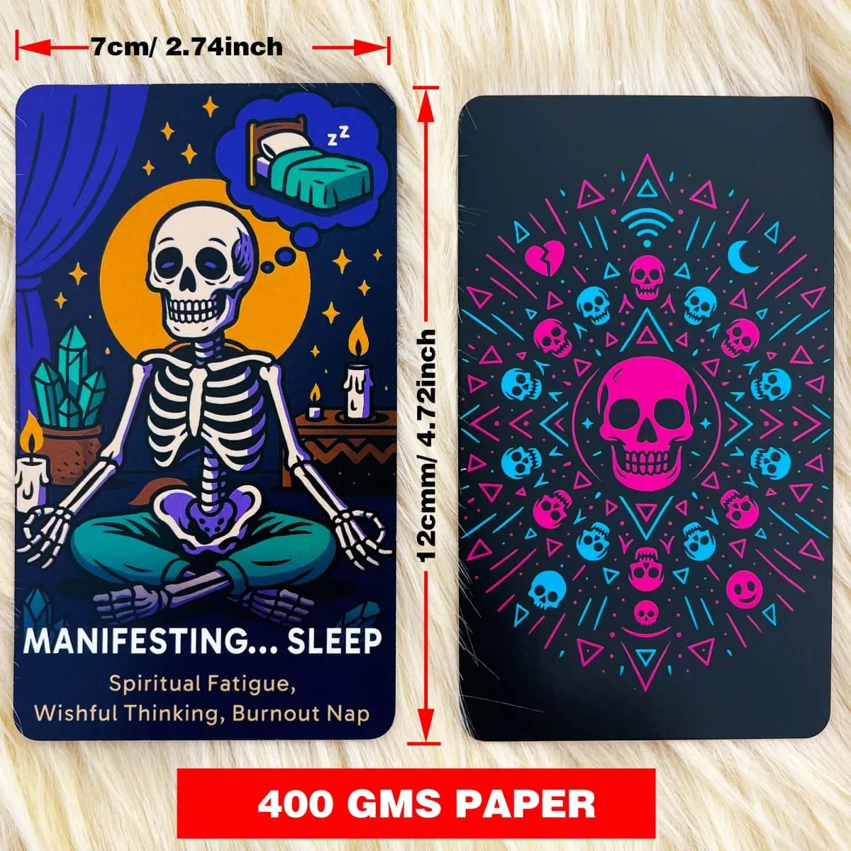 The Dead Inside Deck Tarot Cards 54 Cards 13x8cm Skeletal Divination Oracle Meet Death Below Decks Card Games — image 6