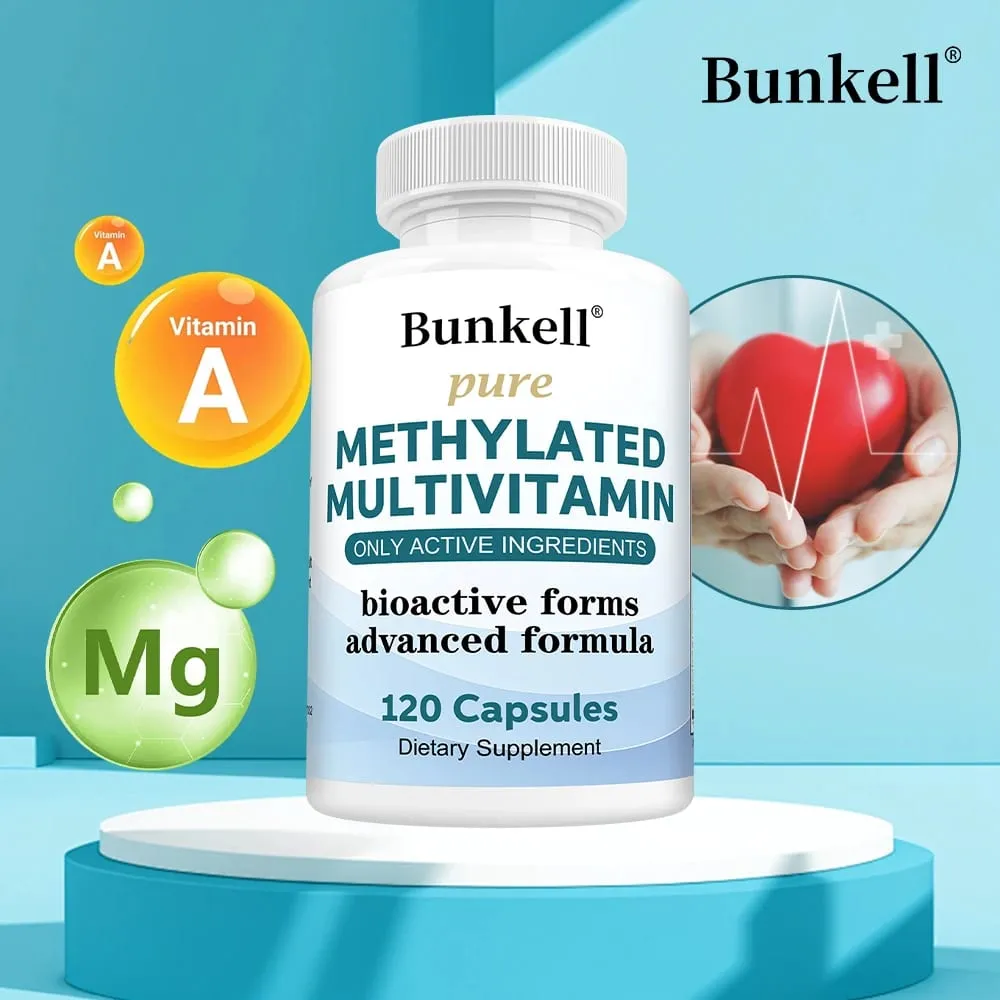 High-potency Methylated Multivitamin Supplement with Vitamins C D B12 To Support Energy and Focus and Maintain Heart Health — image 1