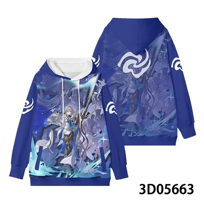 New Game Honkai: Star Rail All Role Playing Hoodies 3D Print Anime Sweatshirt Oversized Men Women Long Sleeve Tracksuit Pullover