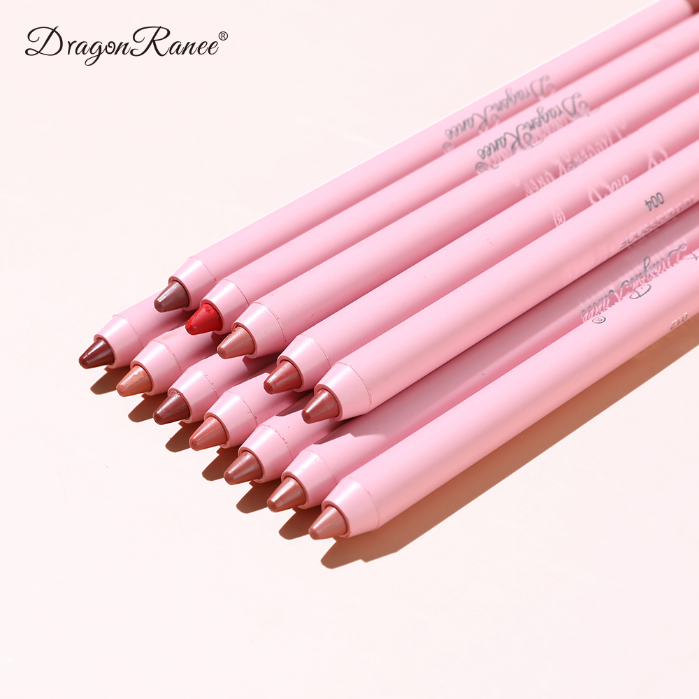 Pelapik Bibir Matte Kalis Air dalam Pes Kacang Warna Lip Plumping Gincu Pen Pelapik Bibir Tidak Pudar Kalis Air dan Peluh Tahan Lama Matte Lip Liner Pen Gincu Bibir Montok Satu Saat — image 6