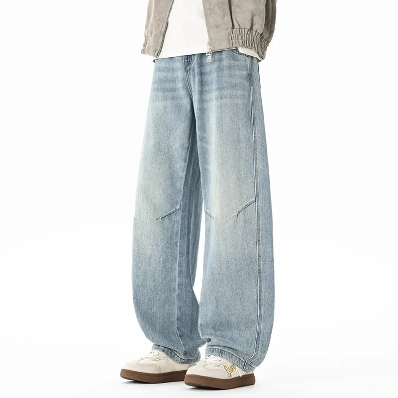2026 Autumn and Winter Jeans Trend Loose Straight Casual Y2K Long Pants