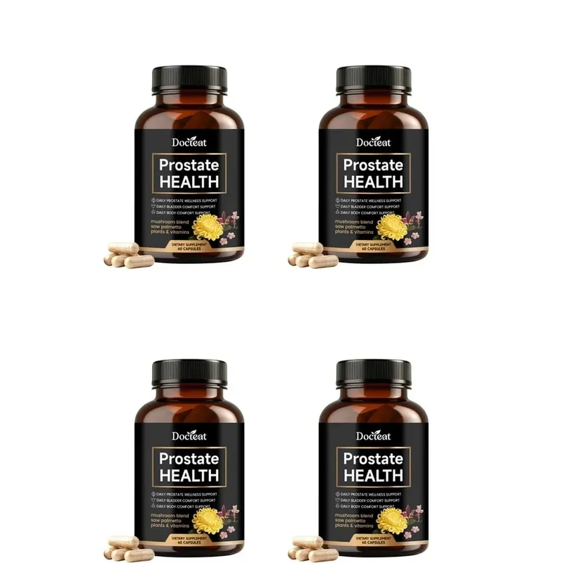 Prostate Health Capsules for Men Saw Palmetto Pumpkin Seed & Lycopene with Zinc for Urinary Flow & Bladder Comfort 60 Count — image 10