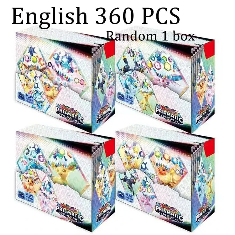 Pokémon PRISMATIC EVOLUTIONS SURGING SPARKS SCARLET & VIOLE 151 Booster Display Box Pokémon Booster Cards Cartas de jogar