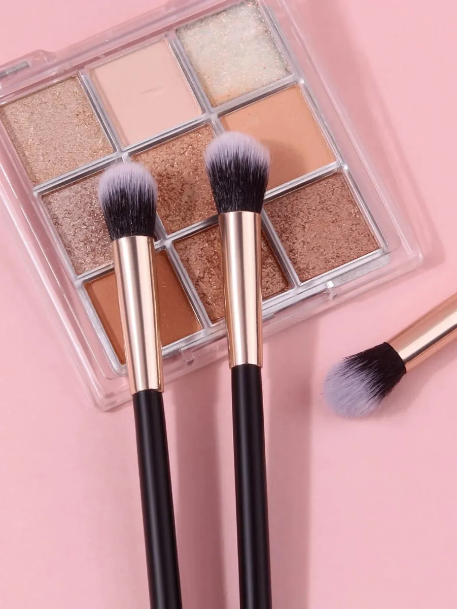 3Pcs Professional Eye Makeup Brushes Set Soft Synthetic Fiber Eyeshadow Blending Brush Small Detail Beauty Cosmetic Tools — image 6