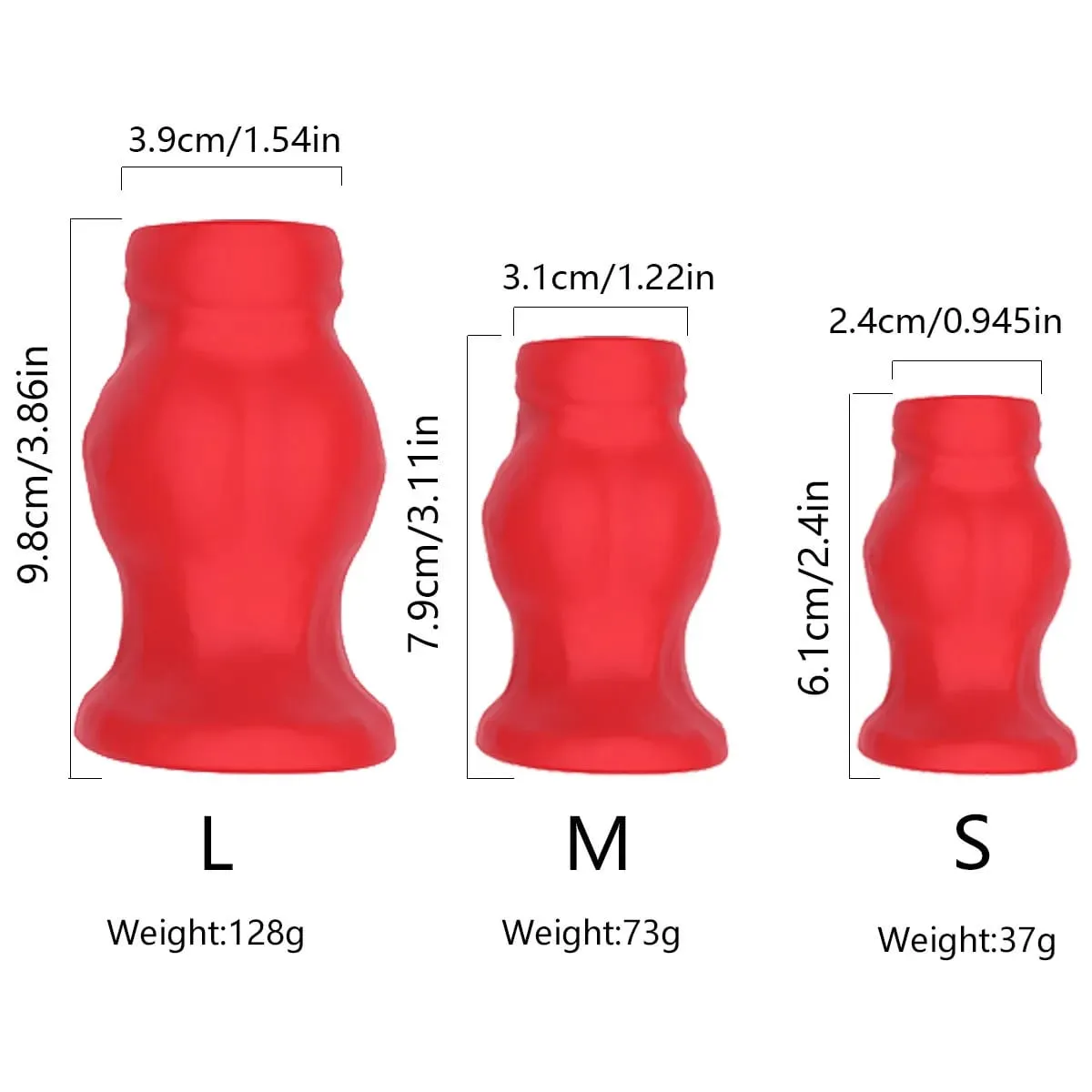 Yumuşak Silikon Içi Boş Anal Plug Tünel Butt Plug Günlük Giyim Flared Taban Lavman Dilatör Erkekler Kadınlar için Anal Eğitmen Seks Oyuncak S/M/L
