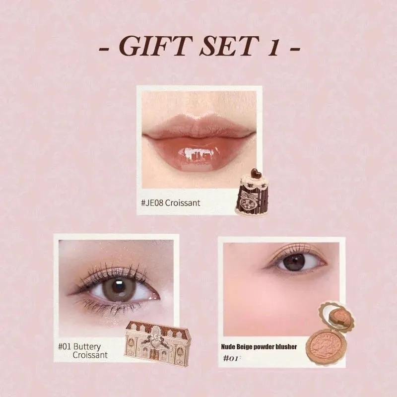 Flowerknows Makeup Presentset Little Angel Bunny Garden Shell Smycken Lip Glaze Blusher Flower Know SWEETIE BEAR Blush Concealer — image 17