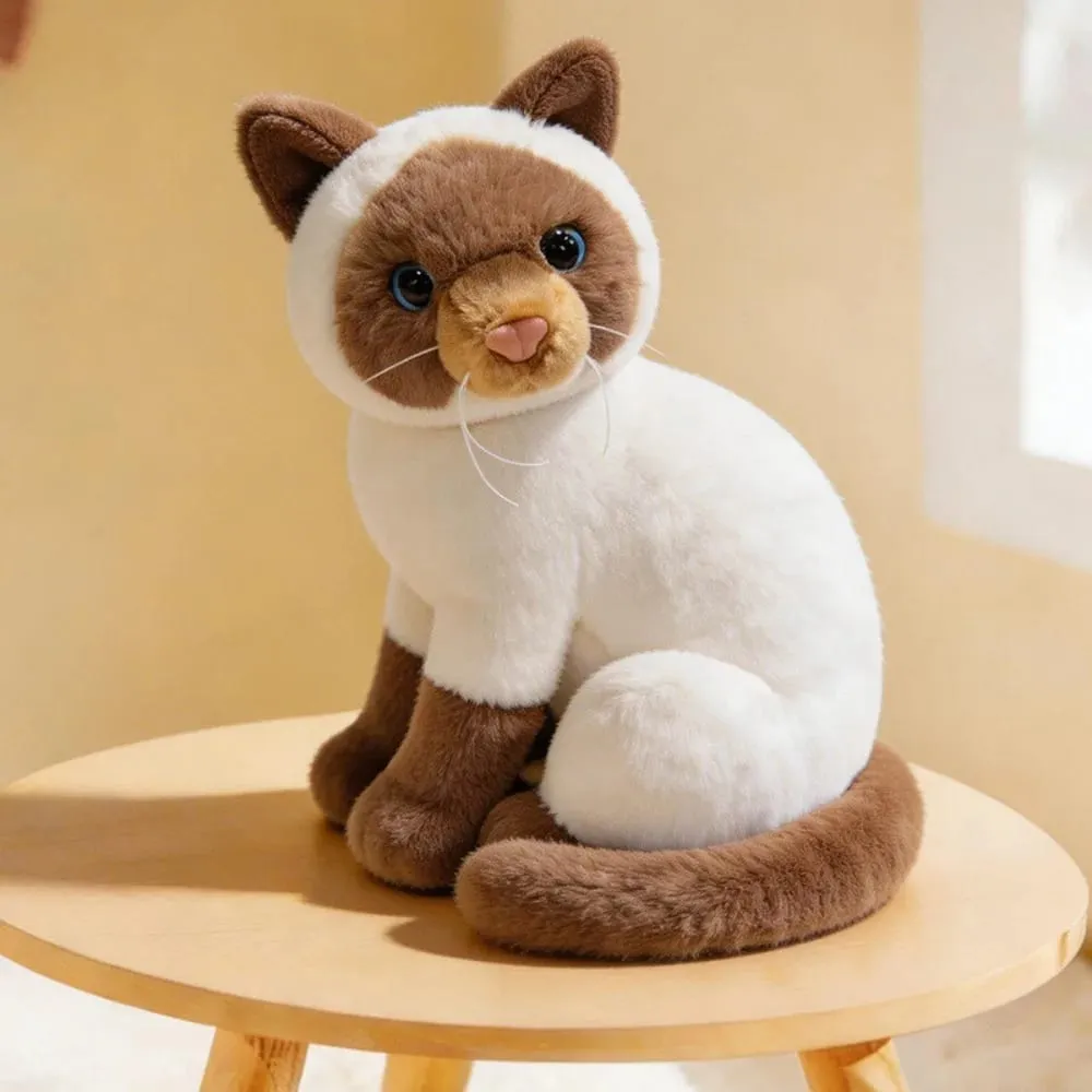 Plush Material Animal Body Pillow 10inch Soft Texture Poultry Throw Pillows Cute Design Cat Pattern Animal Cushion Doll Toys — image 9