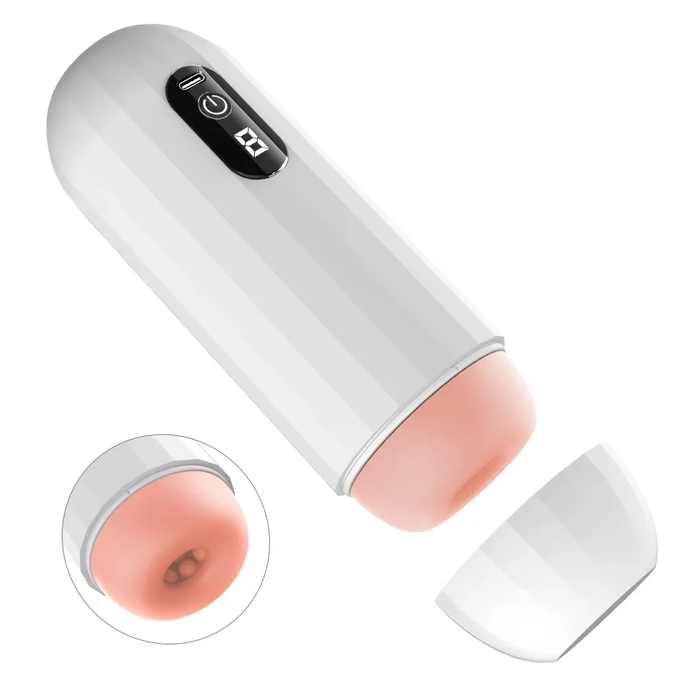 Male Masturbator Cup Blowjob Sex Machines Pocket Pussy Erotic Adult Sex Toys For Men Glans Trainer Sexy Accessories for Men — image 1