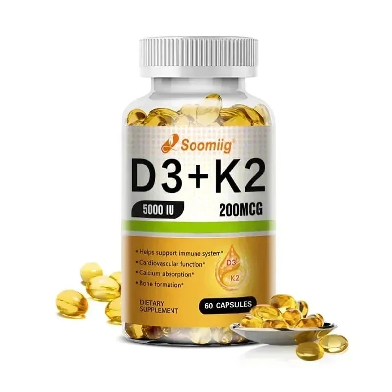 Vitamin D3 K2 - Vitamin D3 5000 Iu & K2 As MK-7 200 Mcg - with Magnesium Zinc Immune & Mood Support for Bone & Teeth Health — image 9