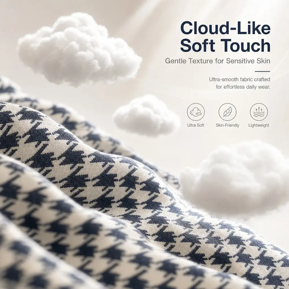 1/3PCS 95% Cotton Soft Boxers Striped/Dot/Plaid Knit Man Underwear Autumn Breathable Antibacterial 3D Mesh Crotch Men's Panties — image 1