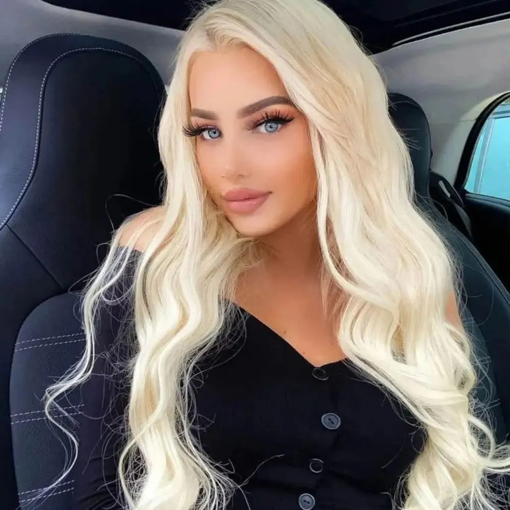 [12 miesięcy] Ugeat Virgin Injection Tape Extension Noś niewidoczną platynową blondynkę klasy 10A Trwała trwałość