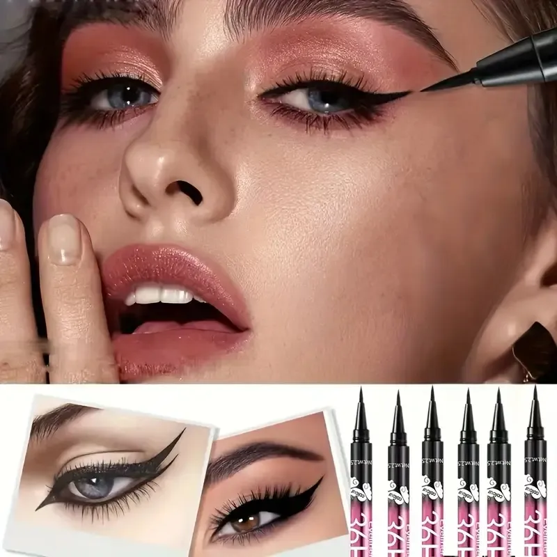 3pcs/5pcs Waterproof Black Eyeliner Pencils-Smudge-Proof Long-Lasting &Beginner-Friendly Eye Makeup — image 5