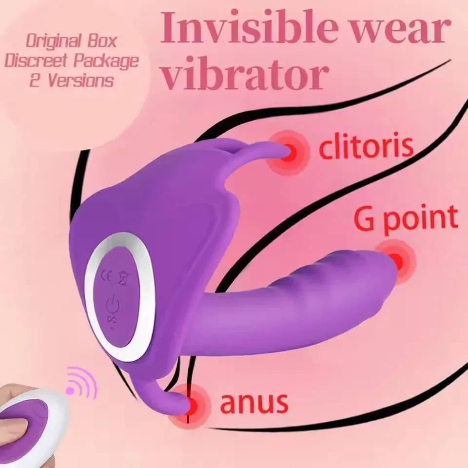 Wearable Egg Vibrator for Women G-Spot Vagina Massager Panties Anal Butt Plug Vibrating Stimulator Sex Toy for Couples 18+ — image 3