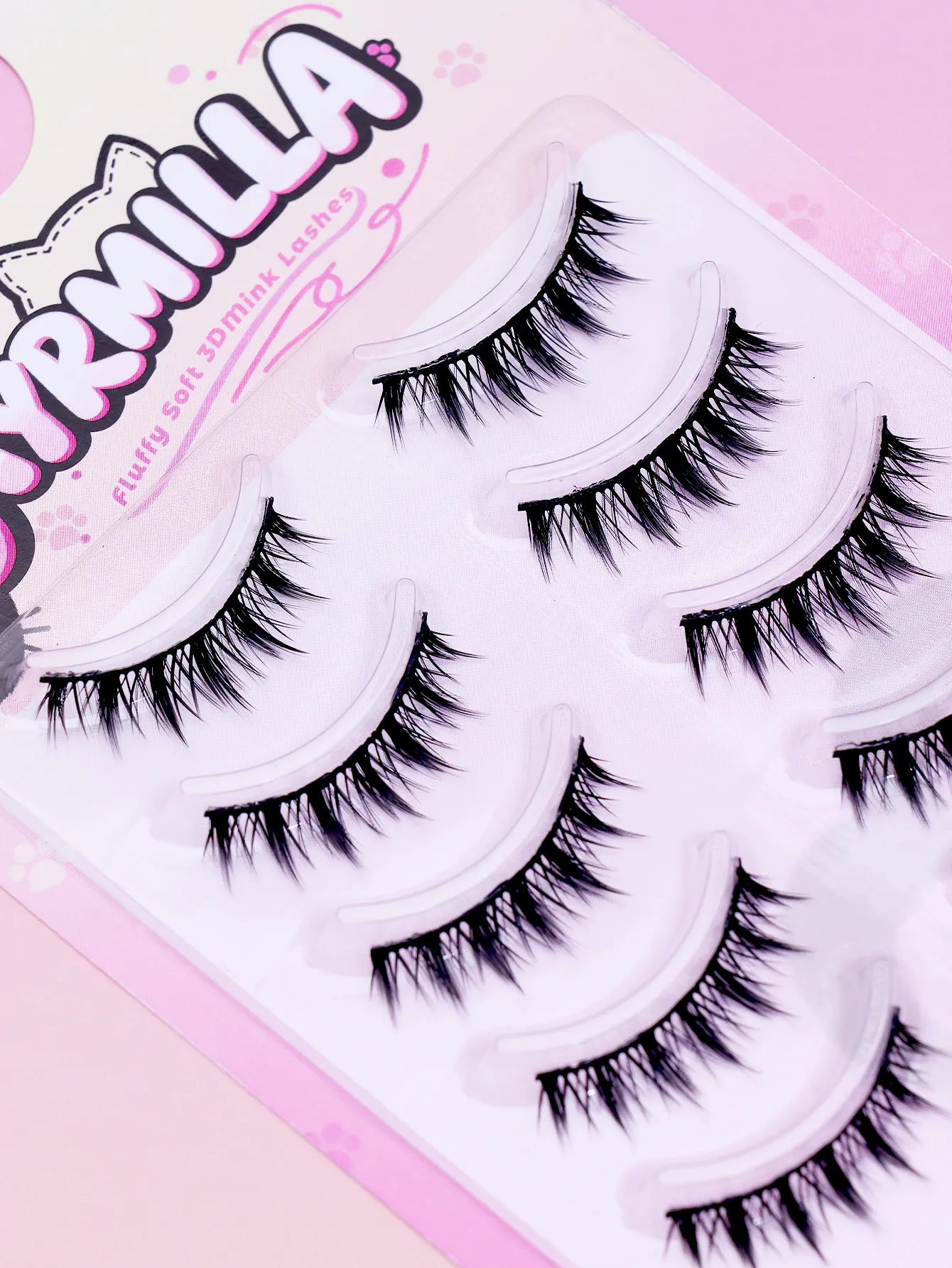 Spiky Devil Cat‑Eye False Eyelashes 5‑10mm Wispy Spiky Strip Lashes Natural Fluffy Fox Eye Lash Extension Soft 3D Mink‑Like — image 6