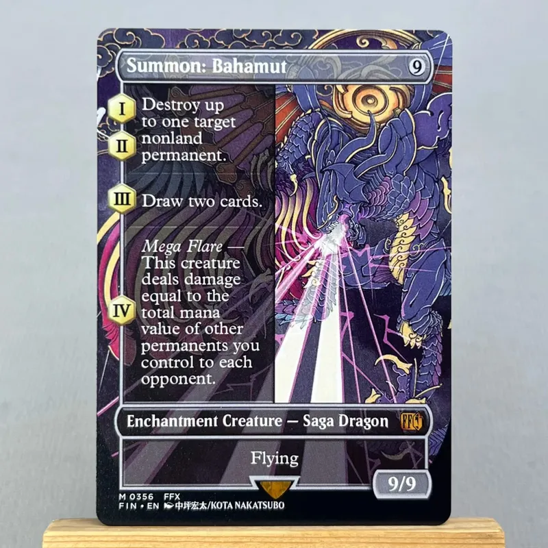 FIN HOLO14-Ⅰ01 Tcg Proxy Cards Vivi Ornitier Sephiroth Fabled SOLDIER Summon Bahamut Cloud Midgar Mercenary