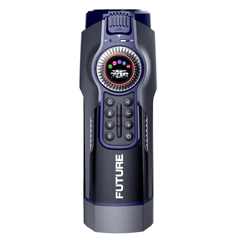 Leten 708-III Rustige Vibrator Verwarming Kreunen USB Opladen Automatische Telescopische Mannelijke Masturbatie Vagina Kut Speeltjes voor Mannen