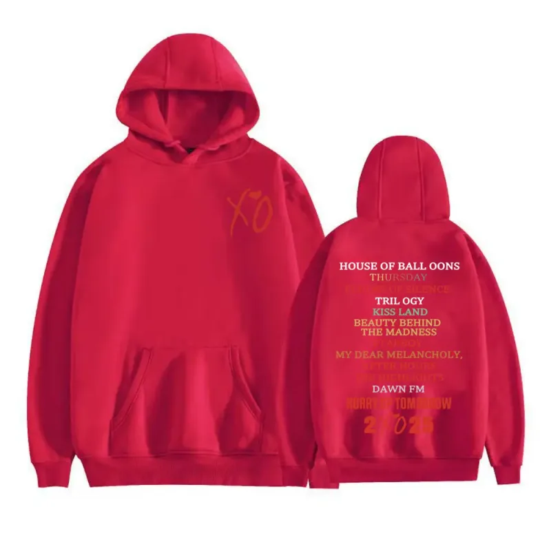 The Weeknd After Hours Album 2025 Print Hoodies Men's Clothing Fashion Hip Hop Street Sweatshirt Fleece Comfort Oversized Hooded — image 12