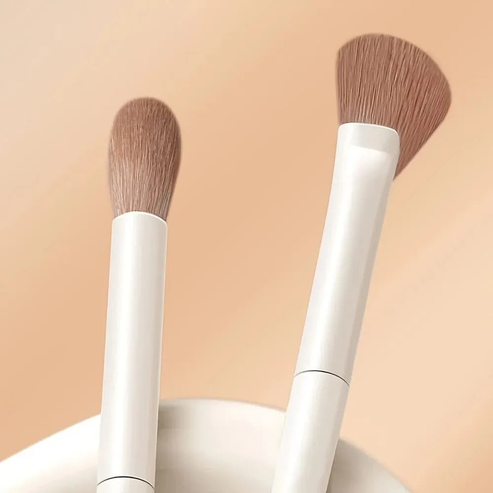 12pcs Professional Makeup Brush Set with Kabuki Brushes & Nylon Bristles - Complete Starter Kit Suitable for Foundation Blush