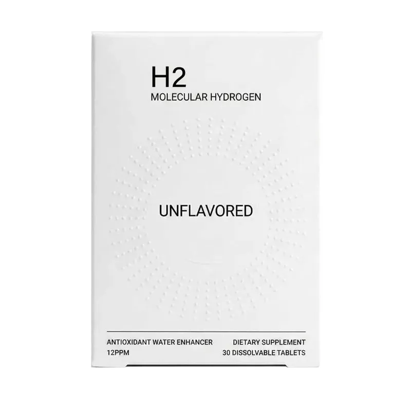 H2 Molecular Hydrogen Water Tablets with Magnesium - Energy Boost - Gluten Free - Antioxidant & Cellular Health Support