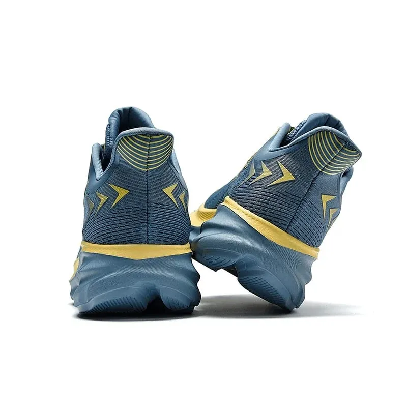 Men's Running Shoes Jogging Breathable Mesh Cushioning Non-Slip Outdoor Luxury shoes Couple Trainer Race Sneakers Off-road Shoes — image 4