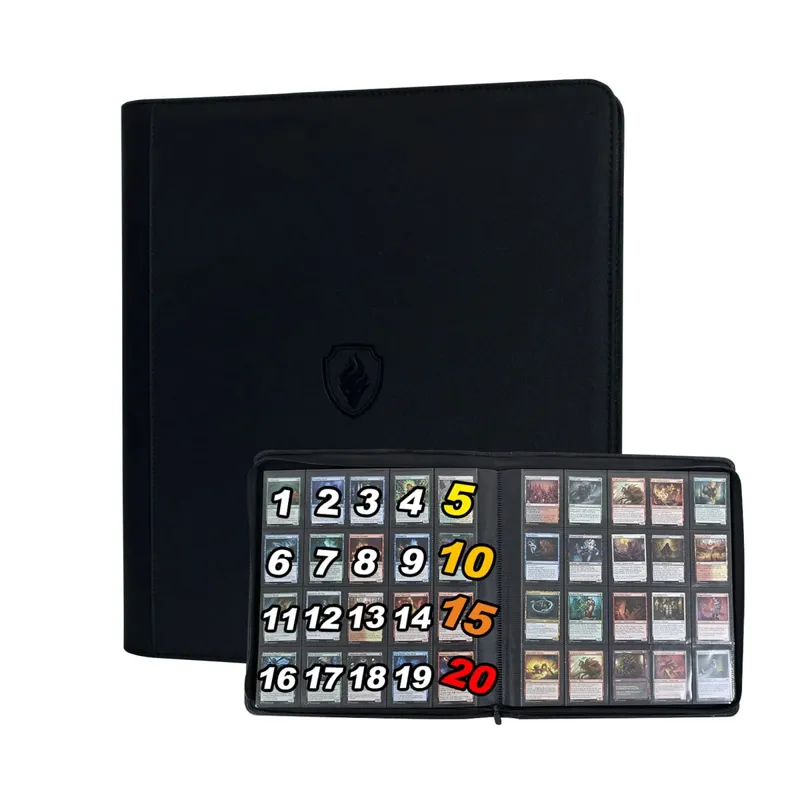 1280+ Cards 20 Pocket Card Binder Collector Card Album - Pages Compatible for Game Cards Sports Cards and Other Cards — image 10