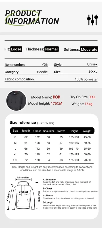 Personalized Customize Autumn Casual Sport Hoodie Men Fleece Team Basic Sweatshirts Street Office Top Daily Comfortable Workwear — image 13
