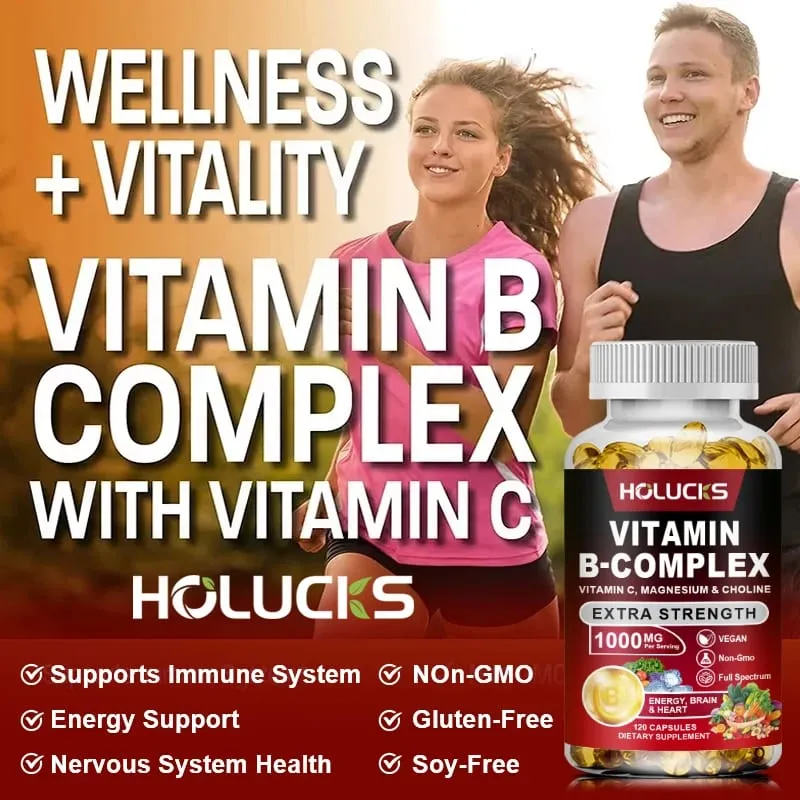 Buy 1 Get 1 Free! Pure Vitamin B Complex Supplement for Energy Metabolism & Nervous System Immune Defense & Stress Relief — image 5