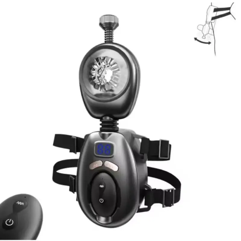Sex Toys for Men Automatic Swing Male Masturbator with Wearable Belt Thrusting Masturbator Cup Remote Control Adult Supplies — image 8