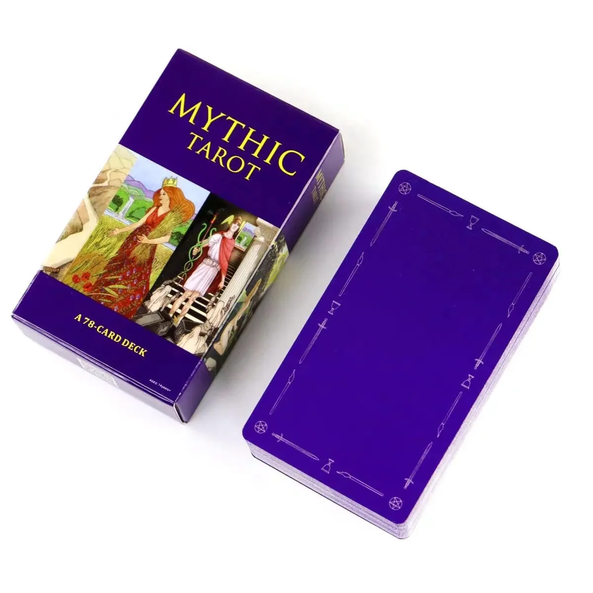 Mythic Tarot Deck 78 Cards New Greek Mythology Tarot Cards English Divination Oracle Cards Fortune Telling Board Game — image 2